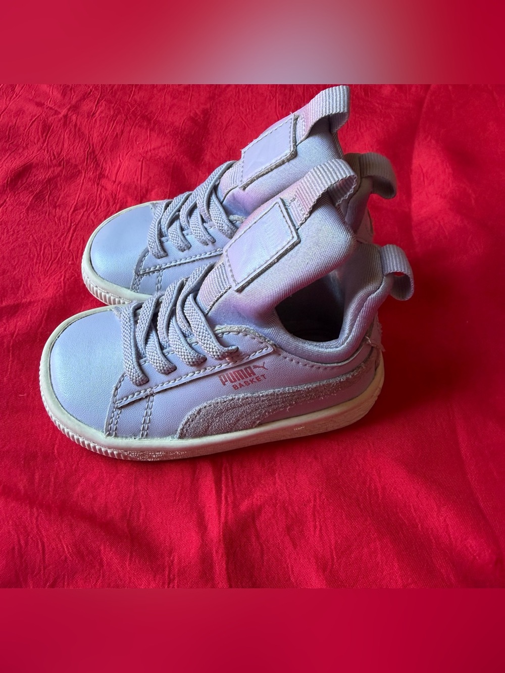 Puma Kids Lavender Low-Top Sneakers